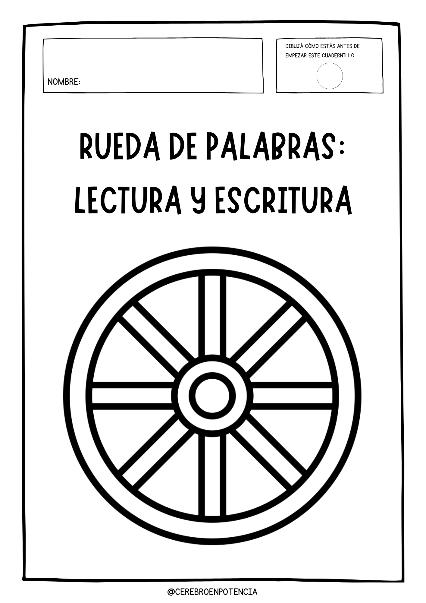 Rueda de palabras: 11 fichas
