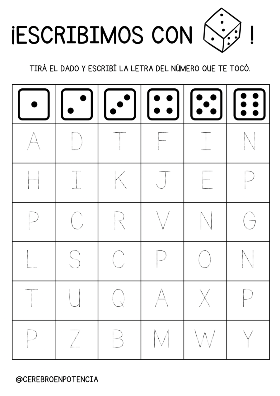 Fichas: ¡A tirar el dado! – vista 2
